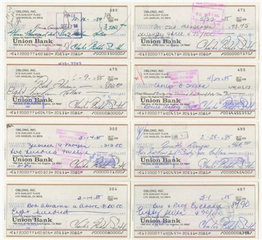 Lot of (50) 1980’s Bubba Smith Signed Checks